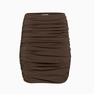 Babaton Gehry Brown Skirt